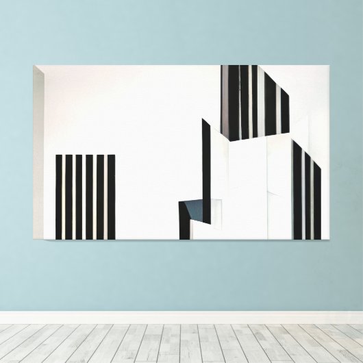 Surreal Structures - Estruturas Surreais Canvas Afdruk (Insitu (Houten vloer))