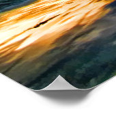 Surreal Sunset in Washington Pier Poster (Hoek)