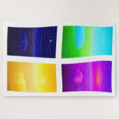Surreal Sunset Painings Lake Zee Landscape Legpuzzel (Horizontaal)
