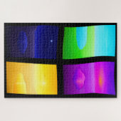 Surreal Sunset Painings Lake Zee Landscape Legpuzzel (Horizontaal)
