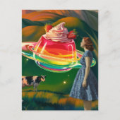 Surreal Sweet Treat UFO Briefkaart (Voorkant)