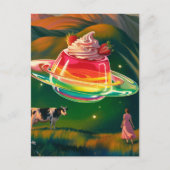 Surreal Sweet Treat UFO Briefkaart (Voorkant)