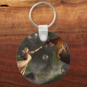 Surreal Tiger Bubble Waterdancer Dream Sleutelhanger (Voorkant)
