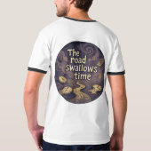 Surreal Time Vortex grafisch T-shirt (Achterkant volledig)