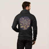 Surreal Time Vortex Graphic TeeT-Shirt Hoodie (Achterkant volledig)