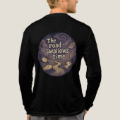 Surreal-time Vortex GraphicT-Shirt Tri-Blend Shirt (Achterkant volledig)