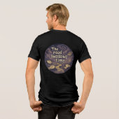 Surreal-time Vortex GraphicT-Shirt Tri-Blend Shirt (Achterkant volledig)