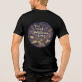 Surreal-time Vortex GraphicT-Shirt Tri-Blend Shirt (Achterkant)