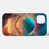 Surreal Towers Planet Visionary Landscape Case-Mate iPhone Case (Achterkant (horizontaal))