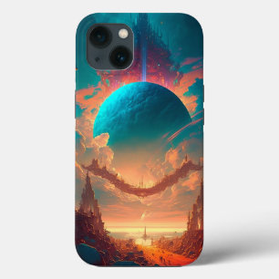 Surreal Towers Planet Visionary Landscape Case-Mate iPhone Case