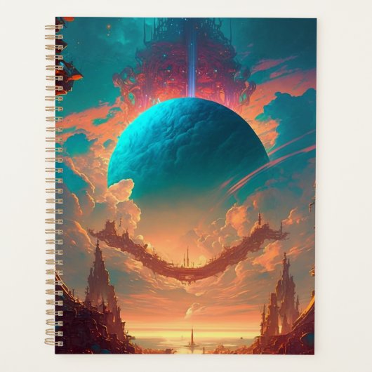 Surreal Towers Planet Visionary Landscape Planner (Voorkant)