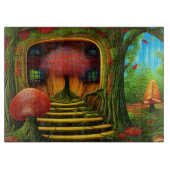 Surreal Tree House in het bos Snijplank (Voorkant)