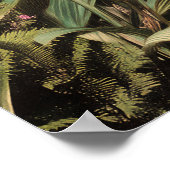 Surreal Tropical Valley With Palm Trees Poster (Hoek)