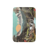 Surreal Tropical Valley With Waterfalls Badmat (Voorkant Verticaal)