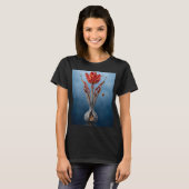 Surreal Tulip Fantasy Art T-Shirt (Voorkant volledig)