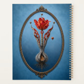 Surreal Tulip Fantasy Hardcover Notebook Planner (Achterkant)