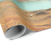 Surreal UFO Above Mountain Lake with Planets Cadeaupapier (Rol Hoek)