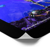 SURREAL UNDERSEA/Cancer Zodiab Birthday Sign Poster (Hoek)