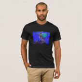 SURREAL UNDERSEA/Cancer Zodiab Birthday Sign T-shirt (Voorkant volledig)
