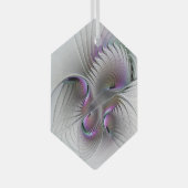 Surreal verlegen schoonheid moderne abstracte frac glas ornament (Voorkant Rechts)