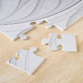 Surreal verlegen schoonheid moderne abstracte frac legpuzzel (Zijkant)