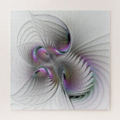 Surreal verlegen schoonheid moderne abstracte frac legpuzzel (Horizontaal)