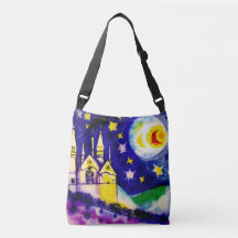 Surreal Village Cross-Body Tas