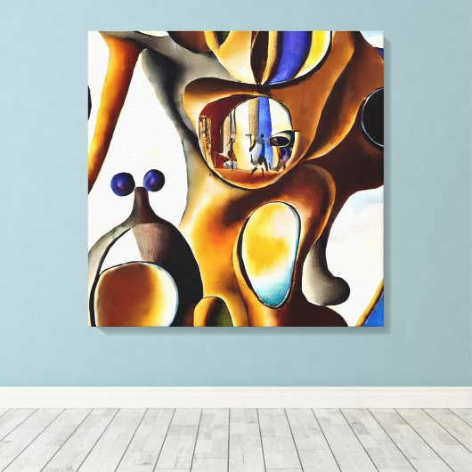 Surreal Visions Portal Canvas Afdruk (Insitu (Houten vloer))