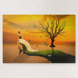 Surreal woestijn legpuzzel