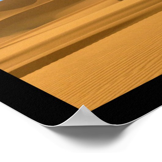 Surreal woestijn Rain Poster (Hoek)