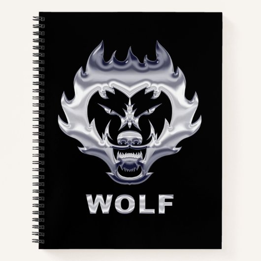 Surreal Wolf Notitieboek (Voorkant)