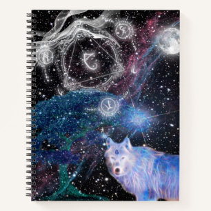 Surreal Wolf Notitieboek
