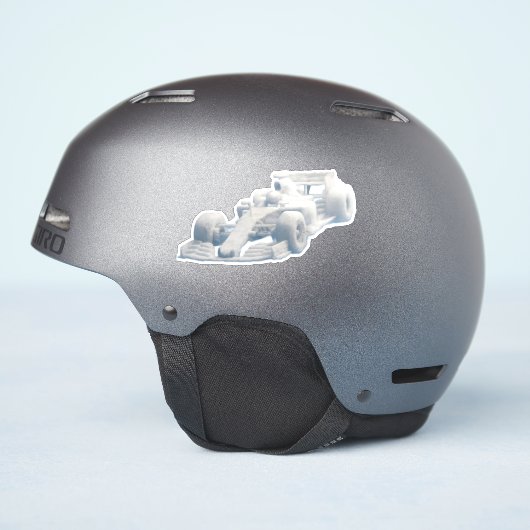 Surreal wolkenracer helm vinyl sticker (Helm Zijkant)