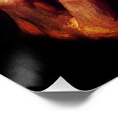 Surreal Woman Portrait with Painted Mask Perfect Poster (Hoek)