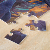 Surreal Woman Voed Visionary Art Legpuzzel (Zijkant)