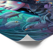 Surreal Woman Voed Visionary Art Poster (Hoek)