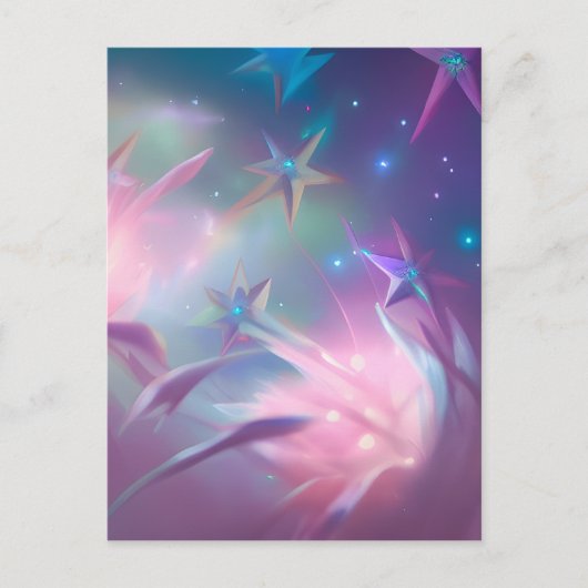 Surreal Zee sterren Briefkaart (Voorkant)