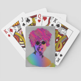 SURREAL ZIE GEEN EVIL, SPREK GEEN EVIL POKERKAARTEN