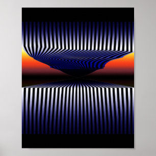 Surrealisme Abstracte digitale kunst Poster