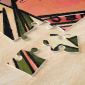 Surrealisme Art Faces Puzzel Legpuzzel (Zijkant)