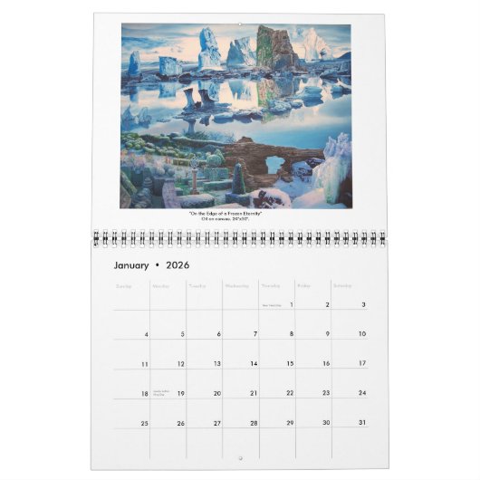 Surrealisme en het landschap 2013-James McCarthy Kalender (Jan 2026)