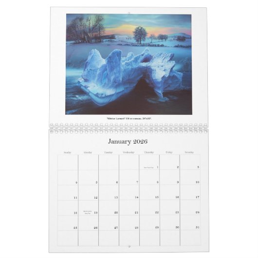 Surrealisme en Landschap 2012 door James McCarth Kalender (Jan 2026)