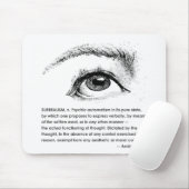 Surrealisme gedefinieerd muismat (Met muis)