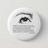 Surrealisme gedefinieerd ronde button 5,7 cm (Voorkant)