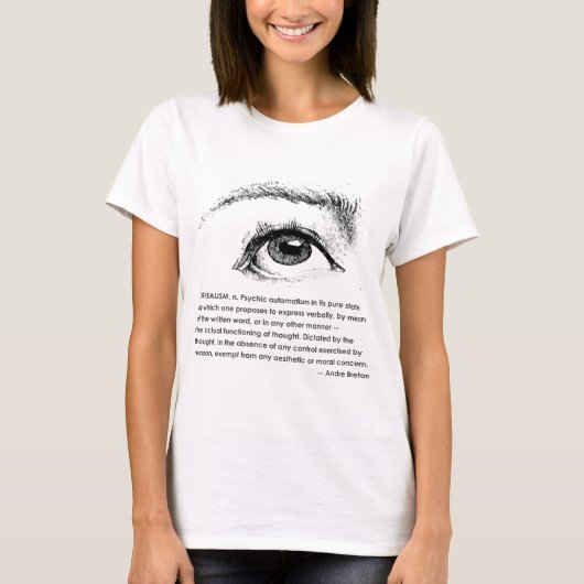 Surrealisme gedefinieerd t-shirt (Voorkant)
