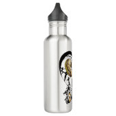 Surrealisme-geïnspireerde digitale kunsttuimelaar: waterfles  (Links)