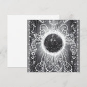 SURREALISME GESCHILDERD KOSMISCH VENSTER KAART (Voorkant / Achterkant)