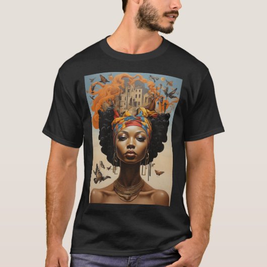 Surrealisme Kunstvorm : Black History Maand T-shirt (Voorkant)