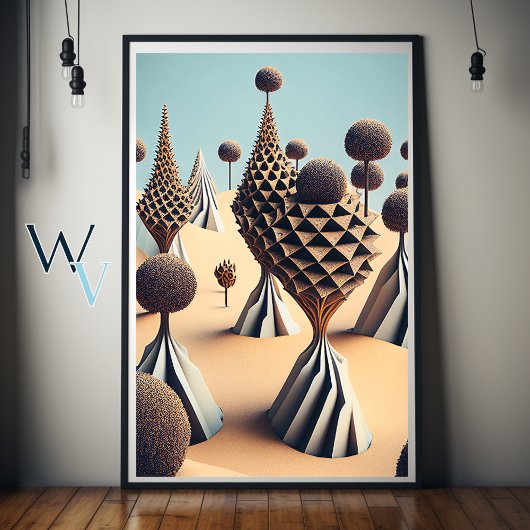 Surrealisme Licht Poster