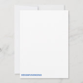 "Surrealist Bauhaus uitnodiging" Kaart (Achterkant)